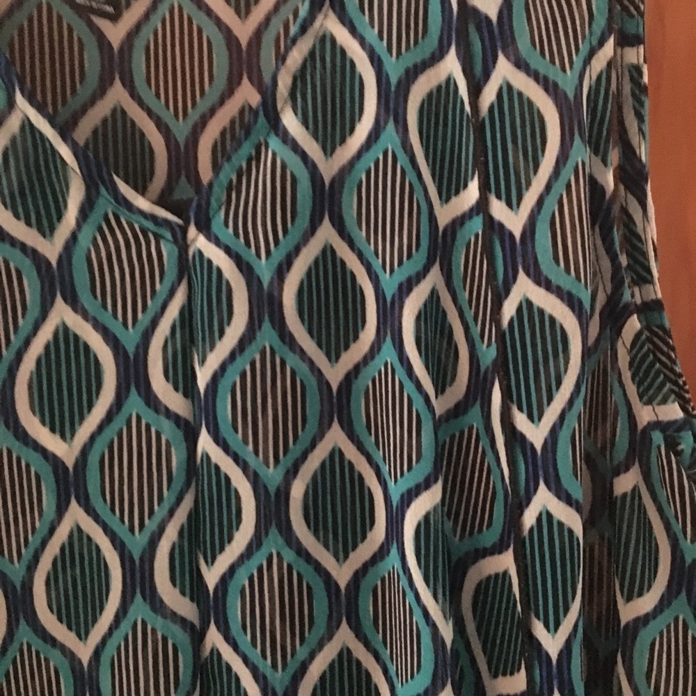 Kensie High Low Mod Print Dress - Picture 3 of 4